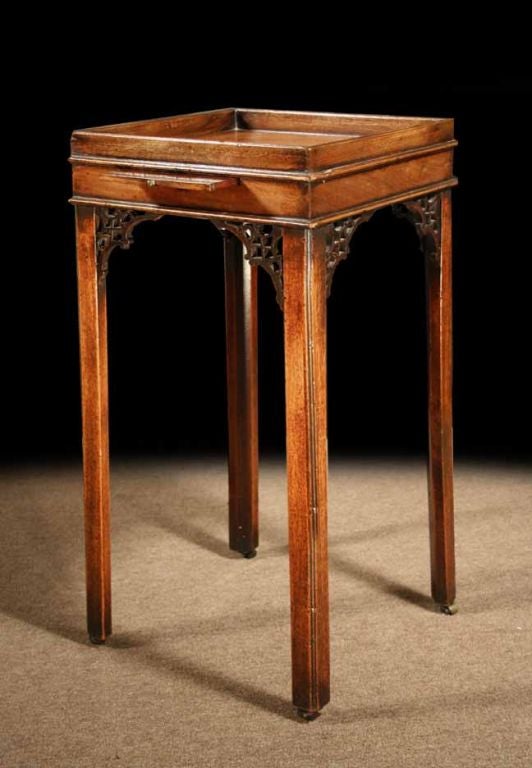 George III Mahogany Kettle Stand. Circa 1780