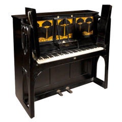Antique Ebonised Piano by Harry Napper. Circa 1900
