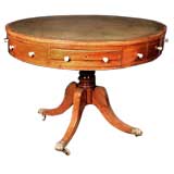 Regency Mahogany Drum Table. C1810