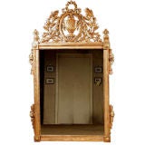 Louis XVI Carved And Gilt Mirror Circa 1780.