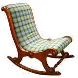 Vintage Regency Mahogany Rocking Chair. C1820