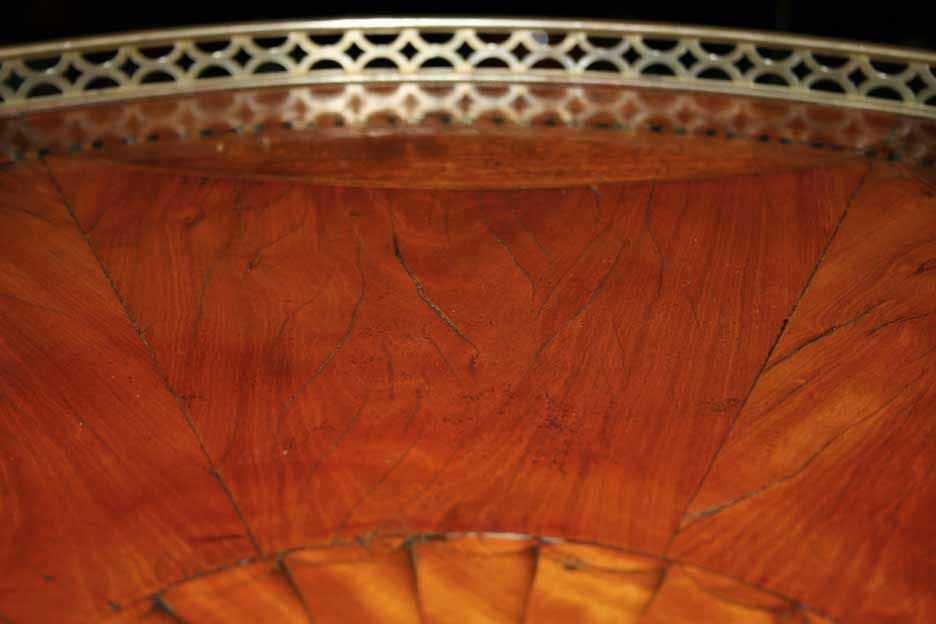 18th Century and Earlier Dutch Neoclassical Satinwood Table. Circa 1790