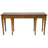 Jansen Painted And Gilt Console. C1930