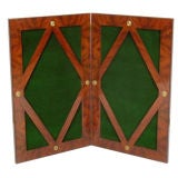 Mahogany Two Section French Screen. Circa 1930