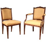 Rare Set of 14 Neoclassical Dining Chairs, Dutch, circa 1780