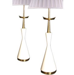 Vintage PAIR Stiffel Lamps, Mid 20th Century