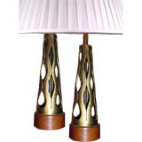 PAIR Mid-Century Modern Danish Table Lamps