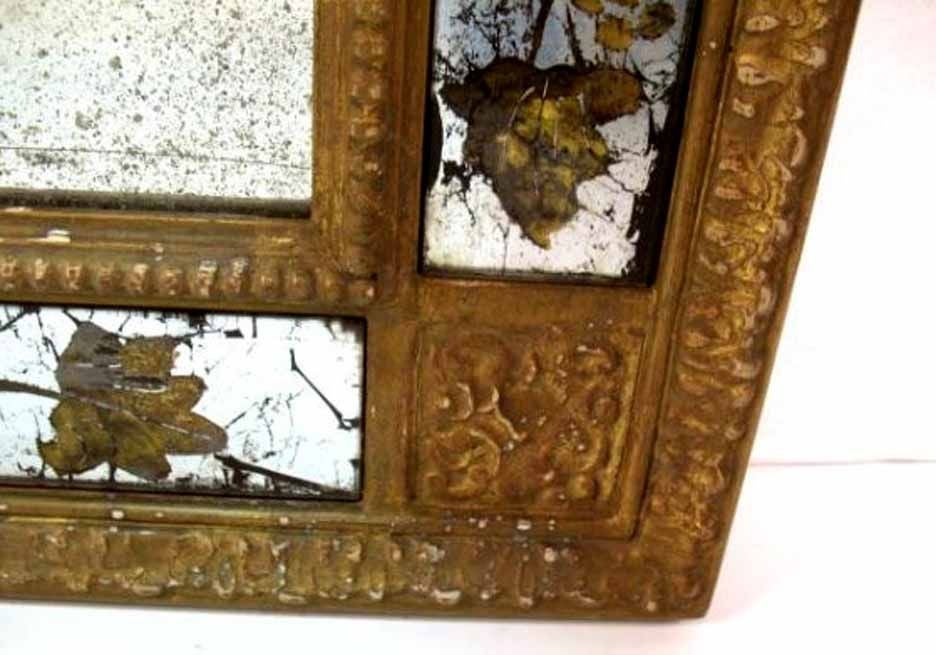 Gilt and Eglomise Jansen Mirror. Mid 20th Century 1