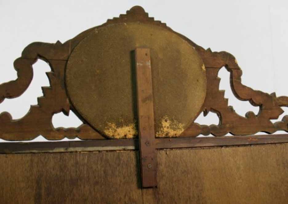 Gilt and Eglomise Jansen Mirror. Mid 20th Century 3