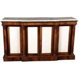 George IV Rosewood Breakfront Side Cabinet, Circa 1830