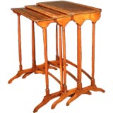 Regency Nest Rosewood Tables. C 1820