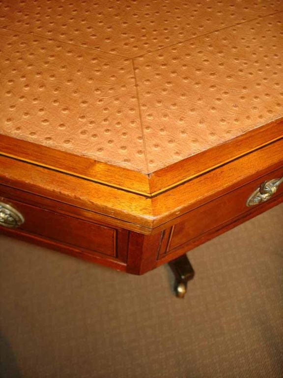 Regency Octagonal Mahogany Library Table. C. 1820 1