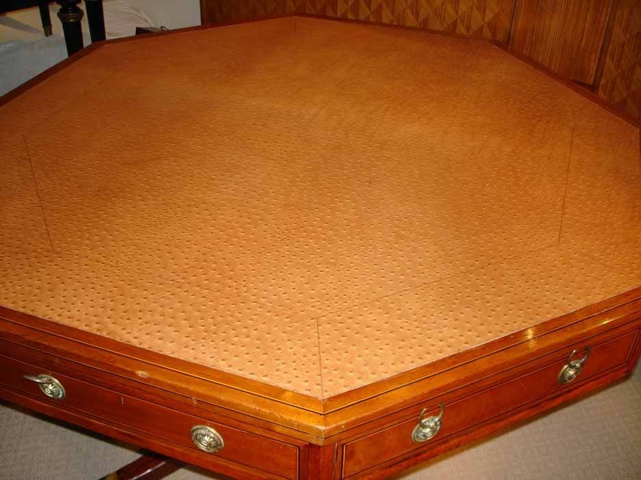 Regency Octagonal Mahogany Library Table. C. 1820 2