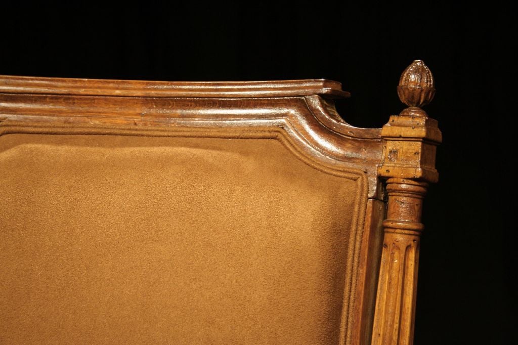 French A Refined Pair Of Louis XVI Beechwood Fauteuils. Circa 1785