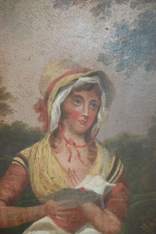 19th C. primative on board