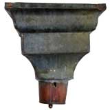 Copper scupper sconces