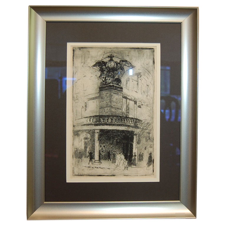 " CLOCK ENTRANCE " by WETHERILL For Sale