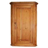 Pine corner cabinet