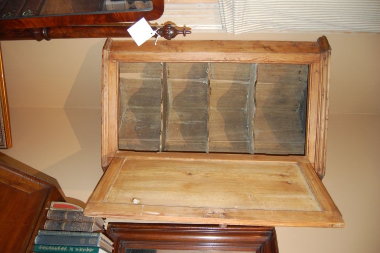 Pine corner cabinet