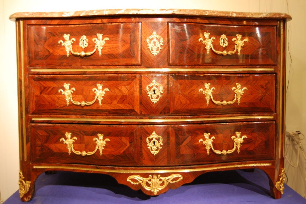 18th Century and Earlier Commode stamped by Maitre Nicolas-Jean Marchand For Sale