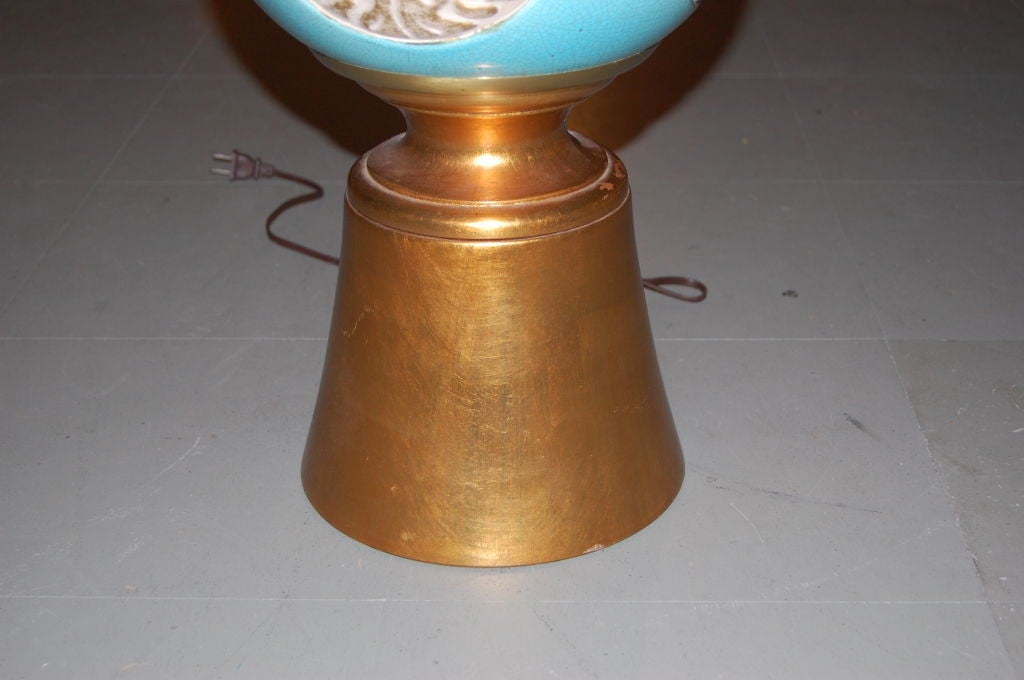 Monumental 1960's Hollywood Regency Lamp For Sale 1