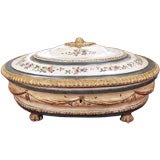 A Venetian Painted Sewing Box