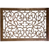 Cast iron register grille
