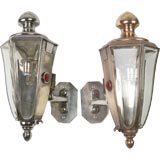 Antique A pair of carriage lights by the maker Pierce Arrow Co.