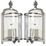 A pair of silver sconces by the E. F. Caldwell Co.