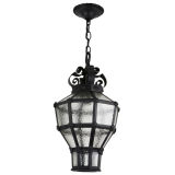 An octagonal iron lantern