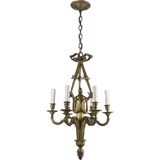 A Louis XVI style chandelier