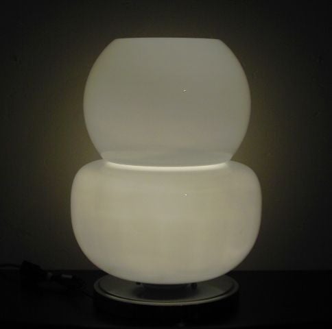 2 Sphere Mazzega table lamp