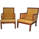 Pair of Armchair in the style of Jean-Michel Frank