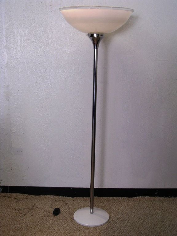 Italian Chromed Floor Lamp