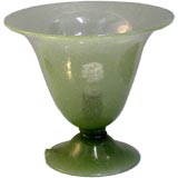 Murano Green Lamp.