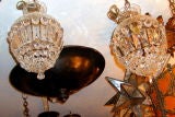 Pair of Small Crystal Light Fixtures