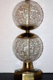 Single Crackled Glass Table Lamp