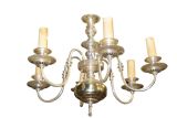 Antique Silver Plated Chandelier