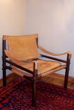 Pair of Leather Moderne Chairs
