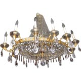 Antique Rock Crystals Chandelier