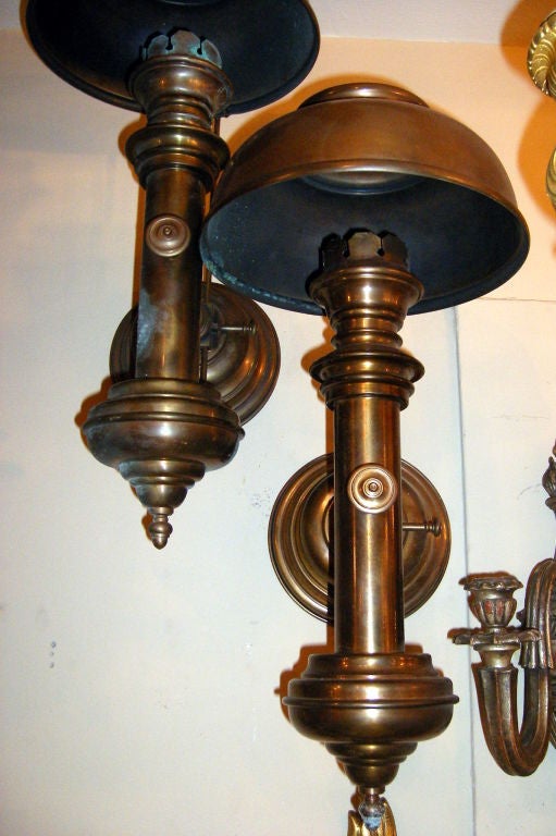 Pair of Large English Nautical Sconces In Excellent Condition For Sale In New York, NY