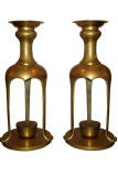 Oriental Style Bronze Table Lamps