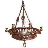 Italian Bronze Chandelier