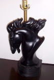 Vintage Cast Horse Table Lamp