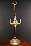 Antique Single Bronze Oil Lamp