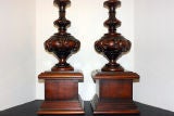 Carved Wood Table Lamps