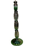 Green Venetian Glass Floor Lamp