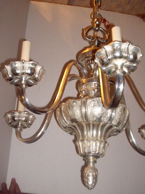 Caldwell Silver Plated Chandelier