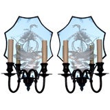 Set of  Mirrored Sconces