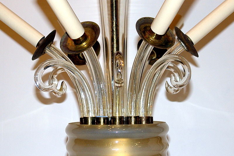 Moderne Murano Glass Chandelier